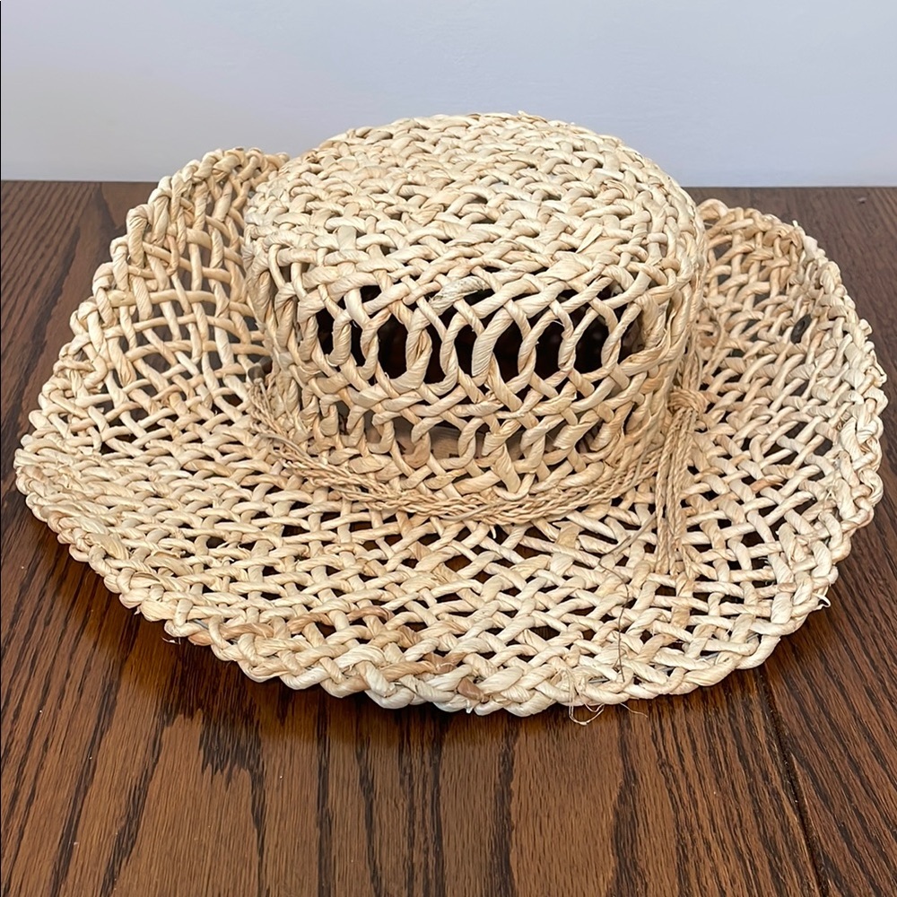 Peter Grimm Natural Woven Straw Hat - Picture 2 of 8